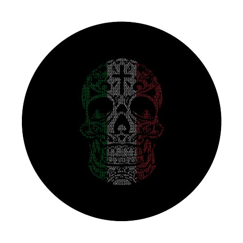 Mexican Sugar Skull Pride Calavera Day Dead Cinco De Mayo PopSockets Swappable PopGrip, Black - Image 3