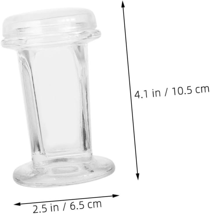 3pcs Glass Lid Staining Jar for Lab Use Capacity Holds Slides High-temperature Resistant Transparent Staining Tank for Microbiology Cell Samples