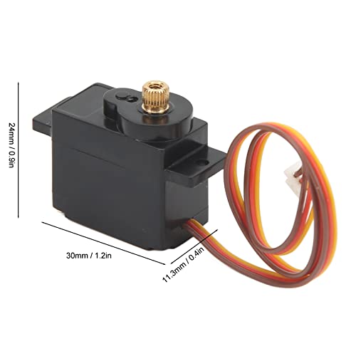 Drfeify Rc Car Servo, Plastic Shell Steel Gear 28T Rc Car Digital Servo With Servo Arm Screws For Wltoys 1/28 284131 Truck #TOP2