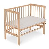 beistellbett fabimax classic Stufenlos höhenverstellbarer Lattenrost von 27 cm bis 52 cm