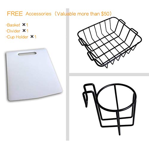 Seavilis Camping Cooler With Wheels+Handle 50Qt -Sea Foam Green #TOP4