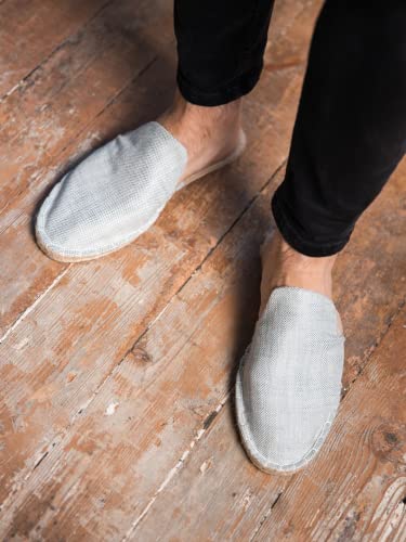 Espadrilles façon Mules Bleu pour Homme : le Kit DIY de Fabrication idéal pour offrir
