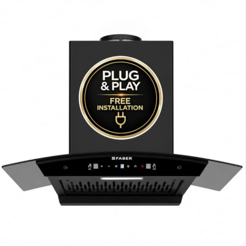 Image of Faber Vento 75 cm Plug & Play BLDC Autoclean Chimney | Free Installation |1500 m /hr Suction | Filterless | Zero Maintenance cost on Filters for 2 years| 12 yrs warranty on Motor