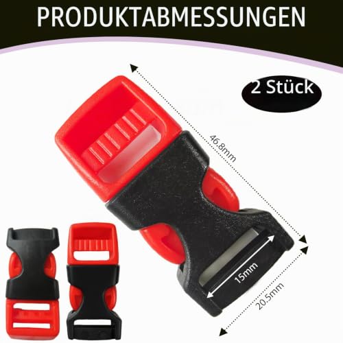 2er Set Helmkinnclip Fahrradhelm Schnellverschluss Klickverschluss – Steckschnalle Klipper Verschluss Ersatzteil, robuste schnallen und verschlüsse für Helm, Mountainbike, Roller, Motorradhelm