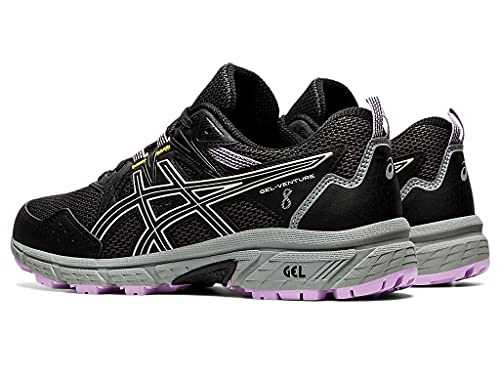 ASICS Women's Gel-Venture 8 Running Shoes, 5.5, Black/Ivory