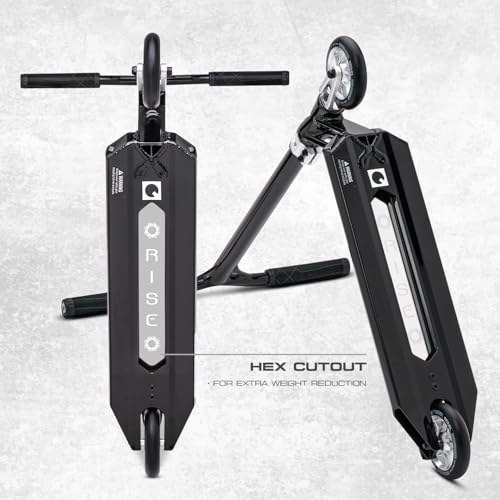 Image of Sequel Rise Stunt Scooter - Complete Pro Trick Scooter with Aluminum Frame, 110mm Wheels, 220 lbs Weight Capacity, Ages 8+