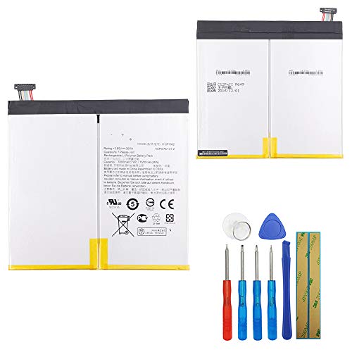E-YIIVIIL Replacement Battery C12P1602 Compatible with ASUS ZenPad Z10 P001 ZT500KL 3S 10 Z500KL with Tools