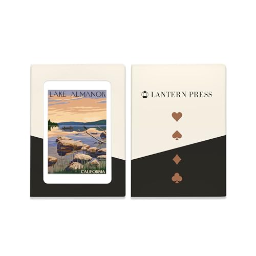 Cartas de Póker Lake Almanor, 52 naipes tamaño póker miniatura 4