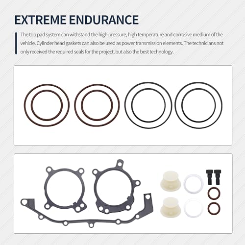 Image of HiSport Dual Vanos O-Ring Seal Repair Kit - Compatible with BMW E36 E39 E46 E53 E60 E83 E85 M52tu M54 1998-2006 - Replacement Timing Solenoid Gasket Kit 11361433513 11361748745