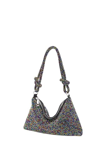 Image of YUWITA Sparkly Rhinestone Purse Evening Bag, Clutch Purses for Women Going Out Dressy Small Handbag