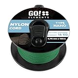 GO!elements Nano Cord | Maurerschnur | filigran, dünn & extrem stabil | 100% Nylon Seil | ø 0,75mm...