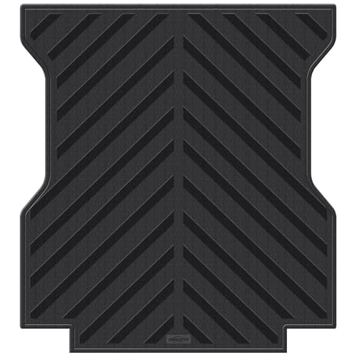 GEEDAR Rubber Bed Mat Compatible with 2024 2025 Toyota Tacoma 5Ft Heavy Duty Truck Bed Mat for Toyota Tacoma 5ft Truck Bed Liner Heavy Duty Pickup Bed Accessories Cargo Mat