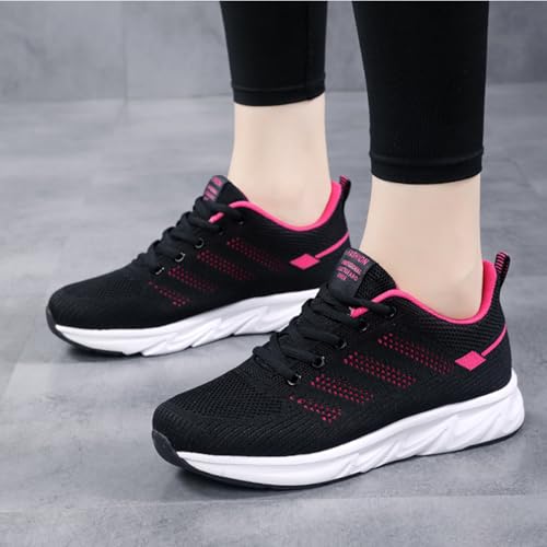 HINDOLA Womens Sneakers Lightweight Running Shoes Mesh Breathable Fashion Sneakers Athletic Comfortable Casual Non Slip Walking Shoes3