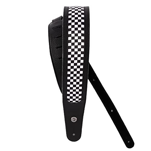 Sangle en cuir pour guitare D'Addario cuir de qualite pour sangle pour guitare acoustique et electrique
