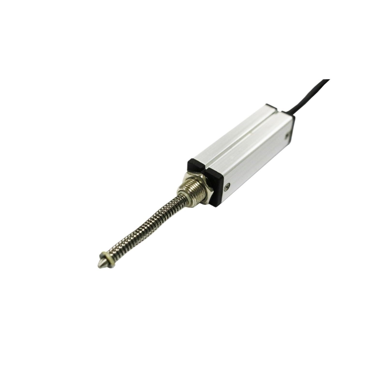 Capteur de déplacement et position à potentiomètre linéaire ressort rappel automatique 5-100 mm Suivi des mouvements mécaniques