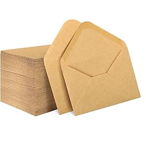 Joyberg 150er Pack Kraftpapier Umschläge Braun 09XF0015