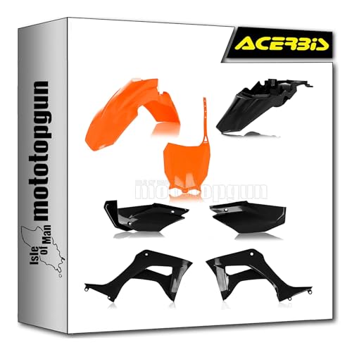 Plastique CRF 110F rayé ? Kit cache carenage Acerbis orange noir 2019-2022