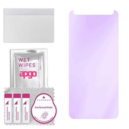 apgo Protector de pantalla Anti-Blue Hybrid Glass 9H para Asus Zenfone 5 Lite ZC600KL