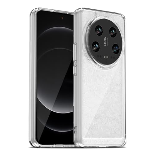 Image of Case for Xiaomi 14 Ultra, Military Grade Drop Protection Phone Case, Yellowing Resistant, Anti-Scratch Hard PC Back, Shockproof Hard Ultra-Thin Protective Cover, Clear
