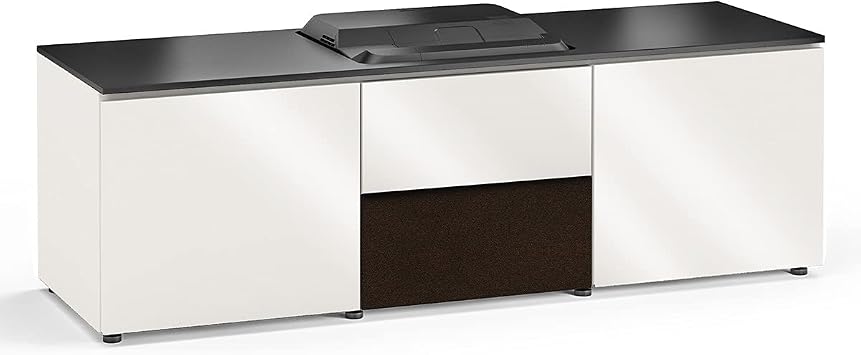 Salamander Designs Chameleon Collection Miami 236 Projector Integrated Cabinet for Epson LS100 Projector Gloss White