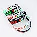 Pulsera de silicona, pulsera de bandera palestina Imagen de Pulsera de silicona, pulsera de bandera palestina