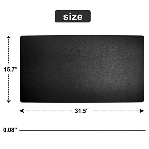 Tapete de mesa de couro Getfitsoo, tapete de mesa de laptop, à prova d'água, almofada de escrita pa