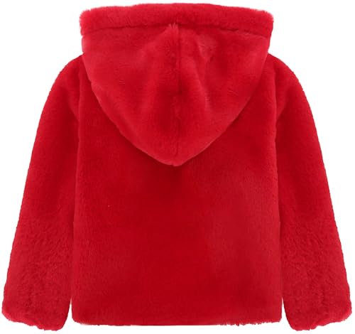 Lilax Girls Cozy Hooded Winter Faux Fur Jacket Coat3