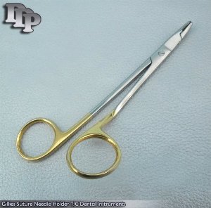 Gillies Needle Holder TC Dental Instruments