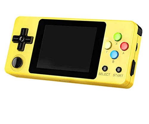 unbrand 2.6 Pollici Xiaolongwang LDK di seconda Generazione Versione Orizzontale Console Open Source Console di Gioco LCD Arcade (Giallo)