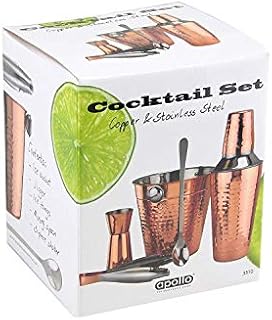 APOLLO Copper Cocktail set,17x14.5x14.5