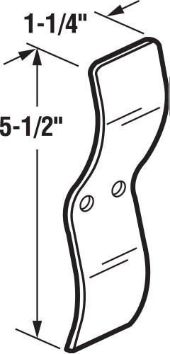 Prime-Line F 2538 Chrome Metal Spring Window Lock (2 pack) - Thumbnail 2