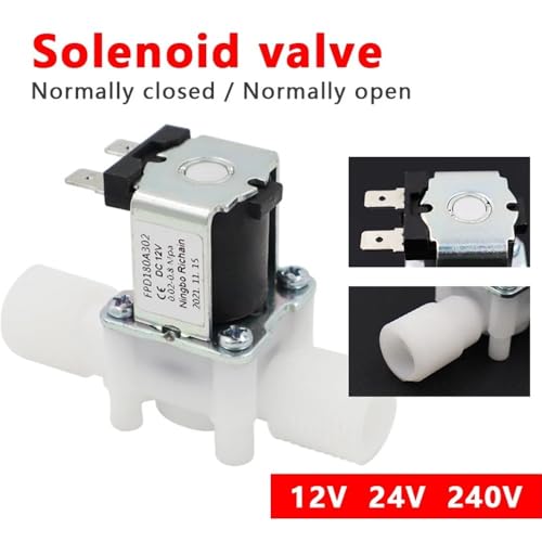 Électrovanne 24V 3/4" normalement fermée vanne eau filetée