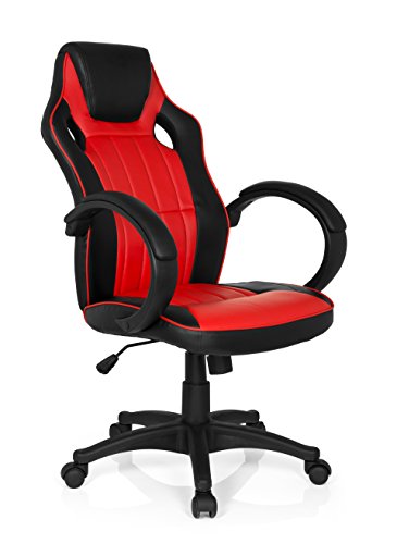MyBuero Gaming Silla Silla de Oficina Gaming Zona Pro 100, polialgodón, 125 x 59 x 49 cm