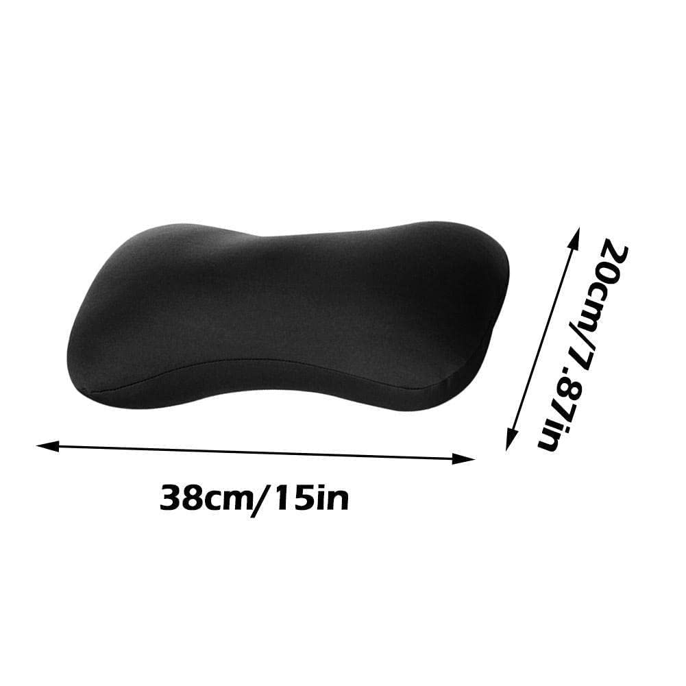Uministyle - Cuscino da viaggio con micro perline, in microperline, cuscino per collo, cuscino lombare (viola