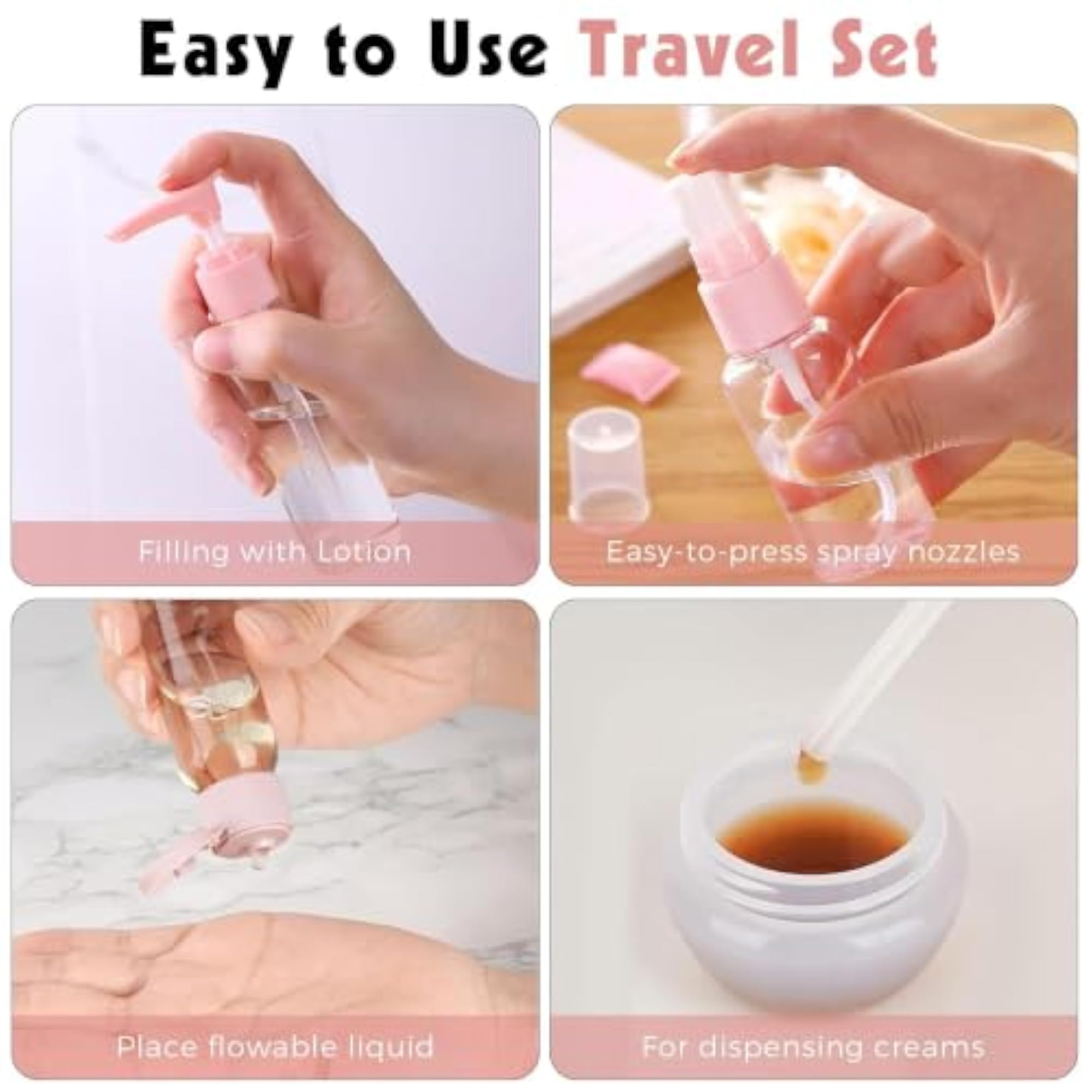 11 Piece Silicone Travel Set