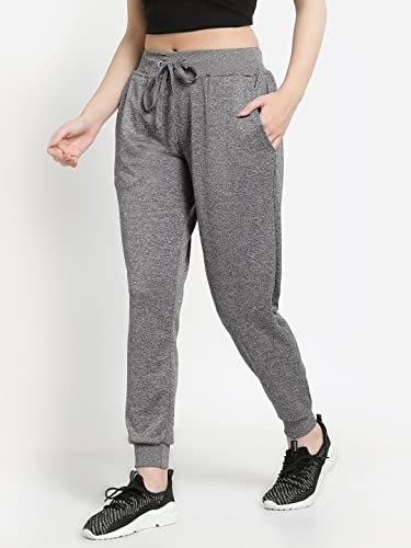 Image of UZARUS Women's Slim Fit Polyester Track Pants