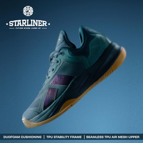 Image of Nivia Starliner Basketball Shoes for Men & Women with Seamless TPU and Mesh Upper, TPU Heel Stability Frame and Strong Rubber Outsole for Indoor & Outdoor Court Play