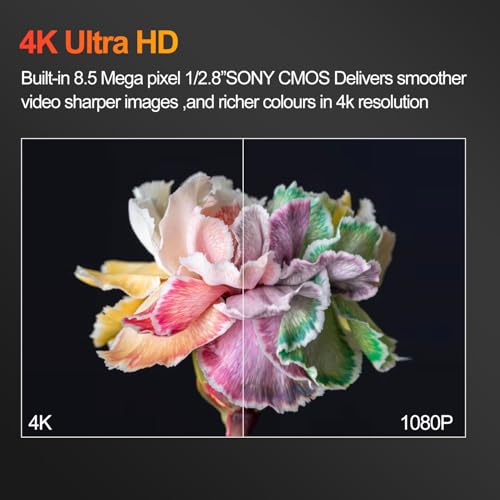 Image of HDMI 4K AI Humanoid PTZ Camera & Auto Face Tracking, 20X Optical Zoom, Video Conference Room Camera, USB HDMI IP POE Work with Vmix, Zoom, OBS