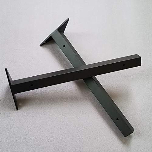 Preisvergleich Produktbild Schwerlastträger Wandhalterungen Regalträger / Schwarz / 7 Größen / Schwerlastkonsole Tragkraft 150 kg / 2 Stück - Wandkonsole mit Befestigungsmaterial