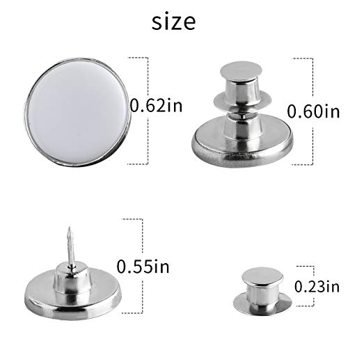 Button Pins for Jeans,Easy to Use and No Tools Require.No Sew Instant