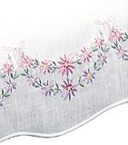 Stamped Dresser Scarf For Embroidery-Petit Fleur