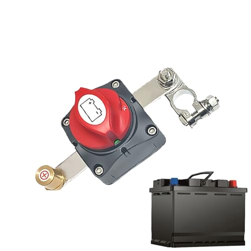 Interruptor seccionador de batería de coche, impermeable, interruptor principal de batería, aislador como protector de batería, coche, moto, barco, caravana, yate, autobús, camión, ATV, SUV, vehículos