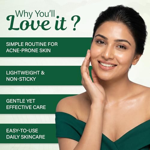 Image of Aryanveda Anti Acne Oil Control Facial Kit for Glowing Skin (260g), Reduces Pimple scars, Controls Sebum Production, Removes Dirt & Grime, All Skin Types Face Pack for Men and Women (6 Units)