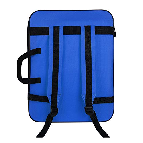 Image of ITODA A3 Art Portfolio Carry Case Bag Drawboard Tote Handheld Storage Portable Shoulder Lightweight Box for 8k Sketch Pad Artist Drawing Painting Supplies