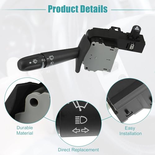 Interrupteur colonne direction pour Dodge Dakota 2005-2010 commande de clignotant 56049823AB - 6