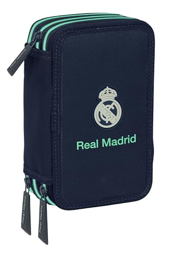 Trousse scolaire Real Madrid garnie 37 pièces pour enfant et adolescent de 5 à 14 ans