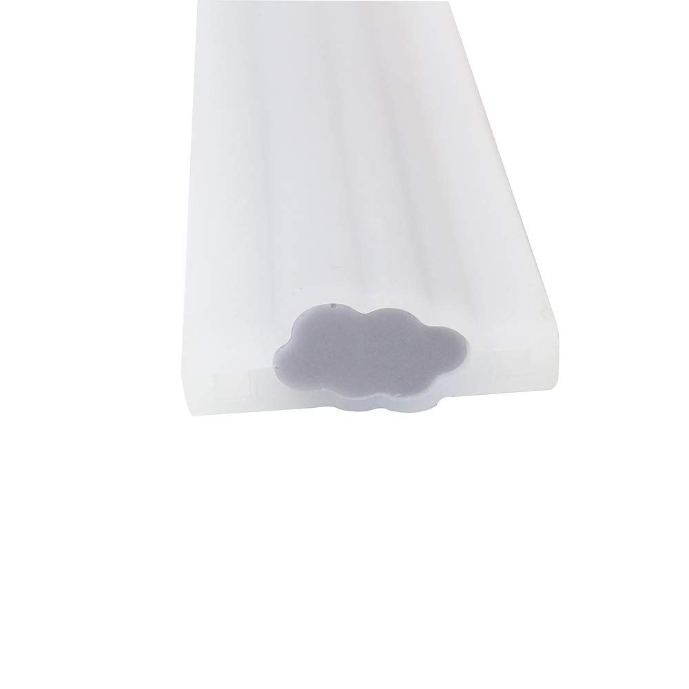 Nicole Moule en forme de tube en silicone en forme de nuage pour fabrication artisanale de bougies, savons