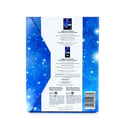 Garnier Moisture Bomb Night-Time Sheet Mask Collection with Deep Sea Water and Hyaluronic Acid - Image 6