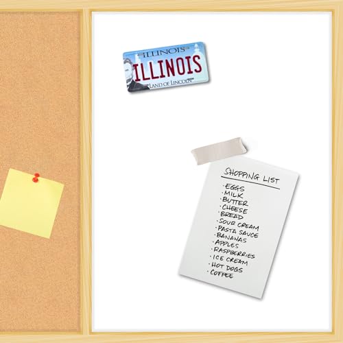 Imán de placa de Illinois 3.5 x 1.75 pulgadas miniatura 3