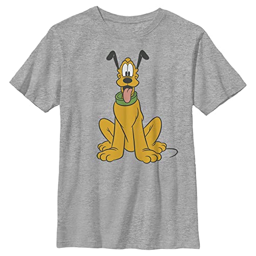 T-shirt Pluto Disney garçon gris col rond vêtements enfants S
